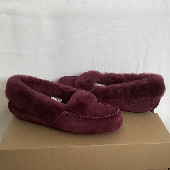 UGG Shoes - FLASH SALE NEW UGG Dakota Spill Seam Moccasin Shearling Slipper Port Color